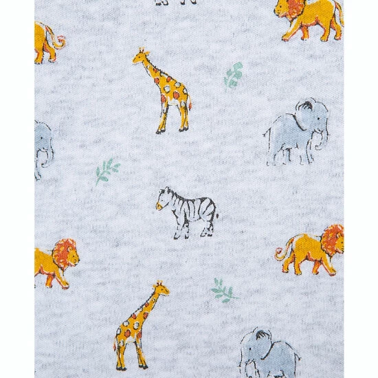 Best Pirce ๐ฏ Little Me® Jungle Pals Footie With Hat In Grey ๐ - Image 4