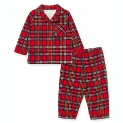New ✨ Little Me® 2-Piece Plaid 🎅 Christmas Pajama Set In Red 🌟