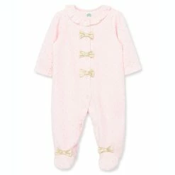 Top 10 ❤️ Little Me™ Velour Footie Romper In Pink/Gold ✔️