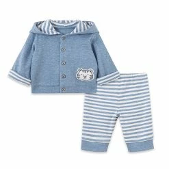 Brand new ✨ Little Me® Newborn 3-Piece Take Me Home Tiger Jacket, Bodysuit, And Pants Set In Blue 🥰