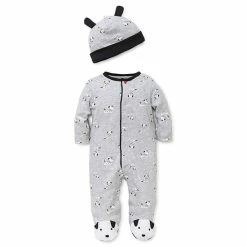 Top 10 ✨ Little Me™ Preemie 2-Piece Dalmatian Footie Pajama And Hat Set In Grey 😀