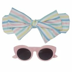 Top 10 ⭐ Little Me® 👓 Sunglasses And Headwrap 2-Piece Set In Pastel 💯