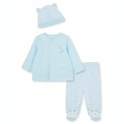 Flash Sale 💯 Little Me® 3-Piece Giraffe Take Me Home Set In Blue ❤️