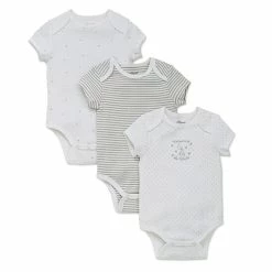 Outlet ❤️ Little Me® Welcome To The World 3-Pack Bodysuit In White 🔔