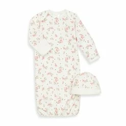 Top 10 ⭐ Little Me® Vintage Ivory Rose Gown With Hat Pink 🥰