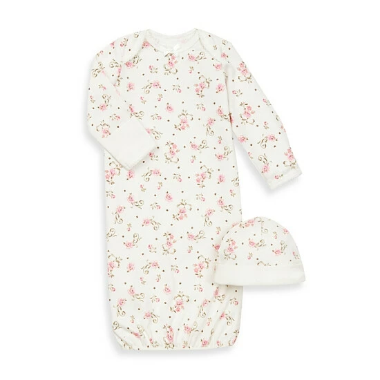 Top 10 ⭐ Little Me® Vintage Ivory Rose Gown With Hat Pink 🥰