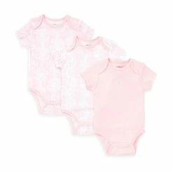 Brand new 👍 Little Me® 3-Pack Damask Scroll Bodysuit In Pink 🤩