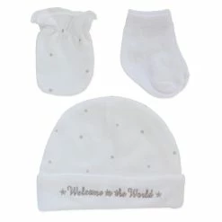 Top 10 🔔 Little Me™ Welcome To The World 3-Piece Layette Set In Grey 👍