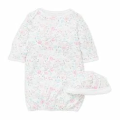 Flash Sale 😍 Little Me® Size 0-3M Watercolor Flowers Gown With Hat In Pink 😀