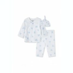 Discount 👏 Little Me® Size 9M 3-Piece White Bear Print Pant Set ❤️