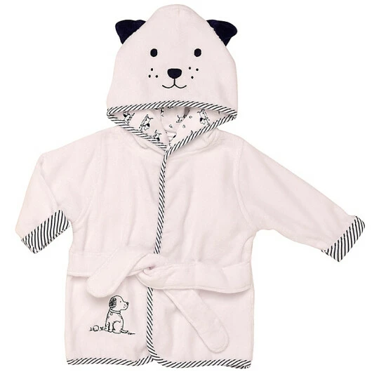 Wholesale 👍 Little Me® Puppy Robe In Pink White 💯