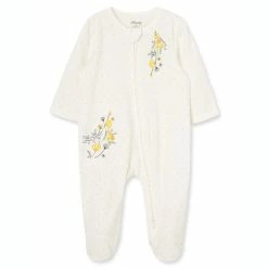 Wholesale ⌛ Little Me® Primrose Footie In Ivory 🌟