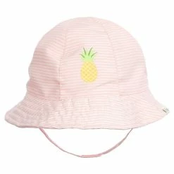 Coupon ๐งจ Little Me® Reversible Striped Pineapple And Polka Dot Sunhat In Pink ๐